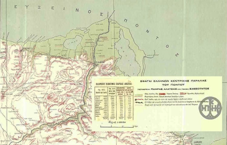 Γεωφυσικός χάρτης από το Αρχείο Ελευθερίου Βενιζέλου (Μουσείο Μπενάκη)