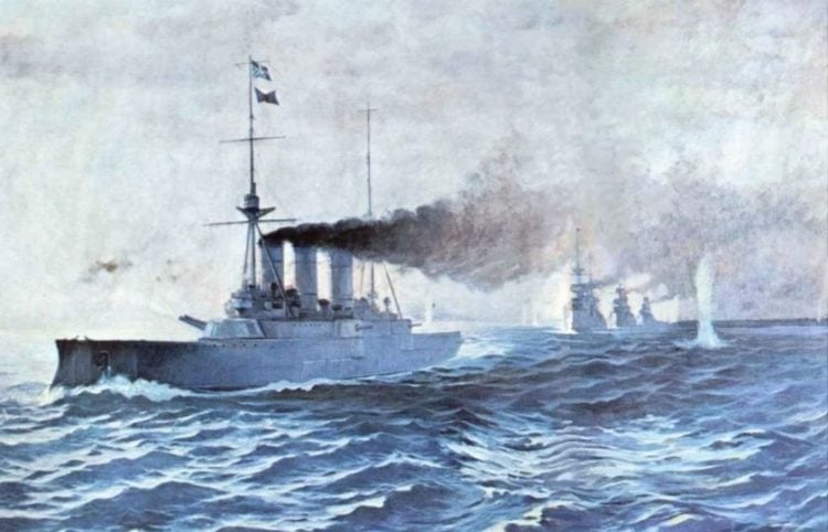«Η ναυμαχία της Έλλης, 13 Δεκεμβρίου 1912» (Φωτ.:  Β. Χατζής / Ναυτικό Μουσείο Ελλάδας)