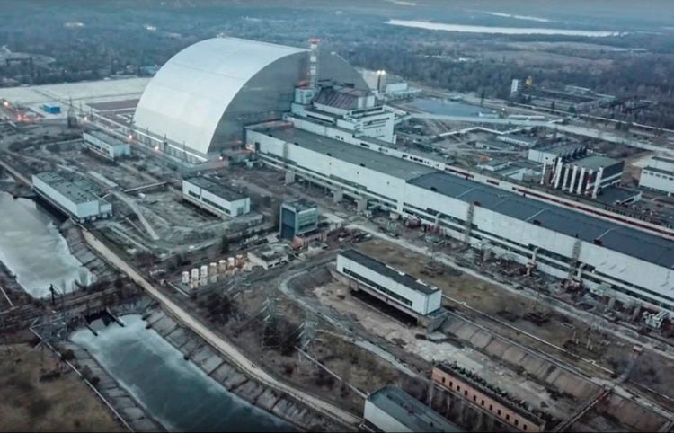 Το πυρηνικό εργοστάσιο του Τσερνόμπιλ (Φωτ. αρχείου: Υπουργείο Άμυνας της Ρωσίας)