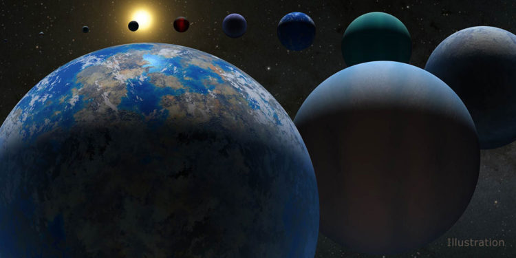 Καλλιτεχνική απεικόνιση εξωπλανητών (πηγή: NASA / JPL)