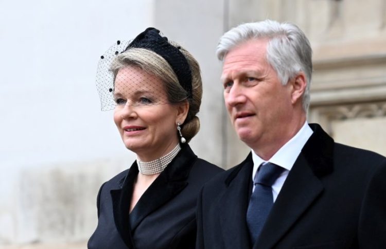 Ο βασιλιάς Φίλιππος και η βασίλισσα Ματθίλδη του Βελγίου (Φωτ.: EPA/ANDY RAIN)