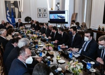 Συνεδρίαση του υπουργικού συμβουλίου, Παρασκευή 27 Μαΐου 2022. (Φωτ.: Τατιάνα Μπόλαρη/Eurokinissi)