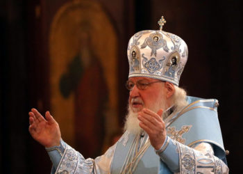 Ο Πατριάρχης Μόσχας Κύριλλος (φωτ. αρχείου: EPA / Maxim Shipenkov)