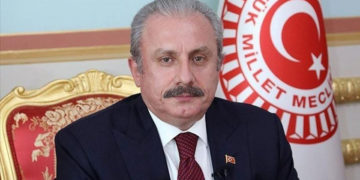 Ο πρόεδρος της Εθνοσυνέλευσης της Τουρκίας Μουσταφά Σέντοπ (πηγή: TRT)