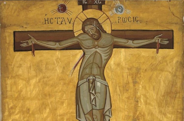 «Ο Εσταυρωμένος», έργο του Σπύρου Παπαλουκά (Φωτ.: Ιστορικό Αρχείο - Μουσείο Ύδρας)
