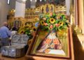 Εικόνα του Αγίου Λουκά του Ιατρού στο ναό που είναι αφιερωμένος σε εκείνον, στα Λευκάκια Ναυπλίου  (φωτ.: EUROKINISSI / Βασίλης Παπαδόπουλος)