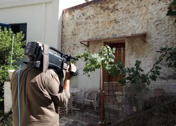 Το σπίτι στου Γκύζη όπου βρέθηκε νεκρή η 62χρονη (φωτ.: EUROKINISSI / Γιάννης Παναγόπουλος)