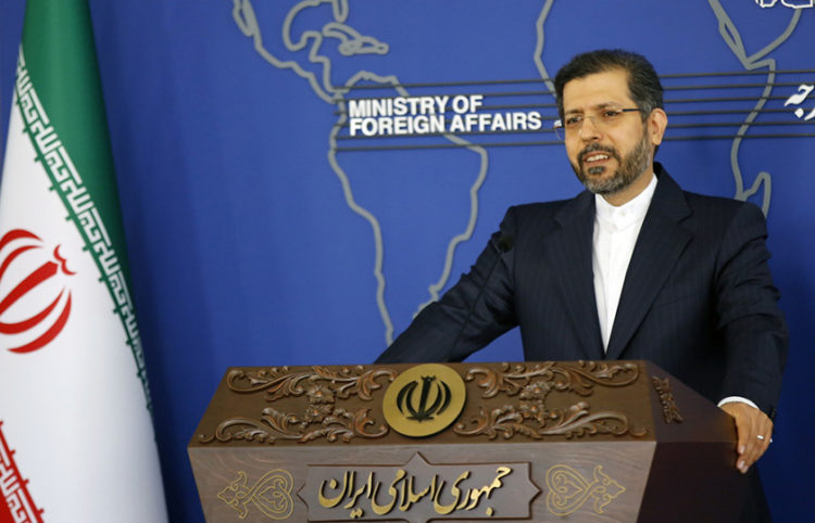 O εκπρόσωπος του ιρανικού υπουργείου Εξωτερικών Σαΐντ Χατιμπζαντέχ (φωτ.: EPA / Abedin Taherkenareh)
