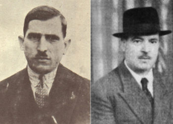 Η δολοφονία του Πίκινου (αριστερά) έγινε τραγούδι από τον Κώστα Ρούκουνα (πηγή: Μικρός Ρωμηός)