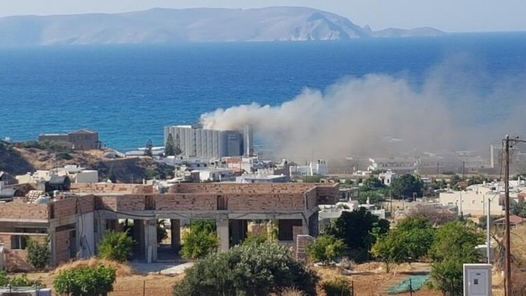 Κρήτη: Φωτιά σε ξενοδοχειακή μονάδα στο Κοκκίνη Χάνι του Ηρακλείου (Πηγή φωτ.: cretalive.gr)