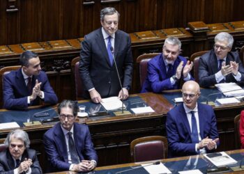 Σημερινό στιγμιότυπο από το ιταλικό κοινοβούλιο (φωτ.: ΕΡA / Fabio Frustaci)