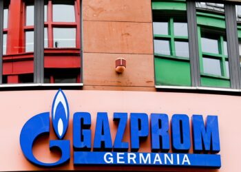 Τα κεντρικά γραφεία της Gazprom Germania στο Βερολίνο (Φωτ.: EPA/Filip Singer)