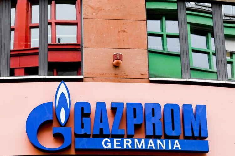 Τα κεντρικά γραφεία της Gazprom Germania στο Βερολίνο (Φωτ.: EPA/Filip Singer)