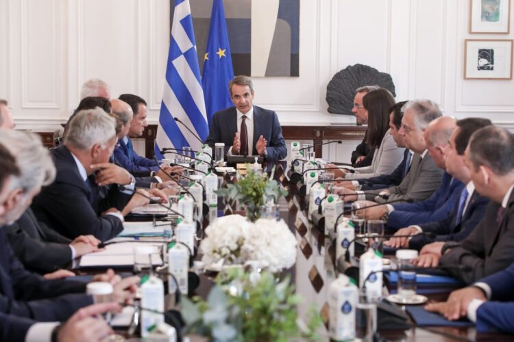 Συνεδρίαση του υπουργικού συμβουλίου. Τρίτη 30 Αυγούστου 2022 (Φωτ.: Eurokinissi/Γιάννης Παναγόπουλος)