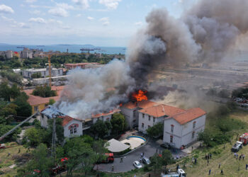 Η πυρκαγιά προκάλεσε σοβαρές ζημιές στο ίδρυμα (φωτ. αρχείου: ΑΠΕ-ΜΠΕ / Anadolu Agency / Lokman Akkaya)