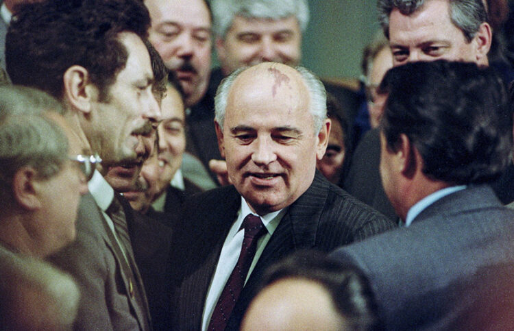 Ο Μιχαήλ Γκορμπατσόφ το 1991 (φωτ.: EPA / Vassili Korneyev)