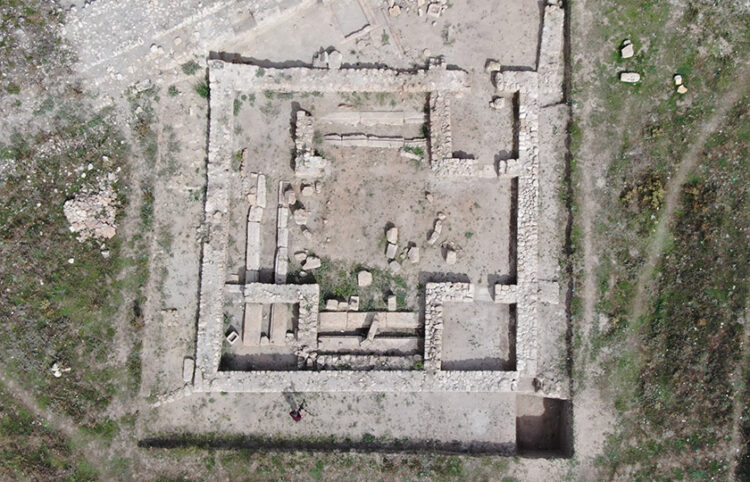 Μέρος της ανασκαφής στην Αδριανούπολη του Εύξεινου Πόντου, από ψηλά (φωτ.: IHA)