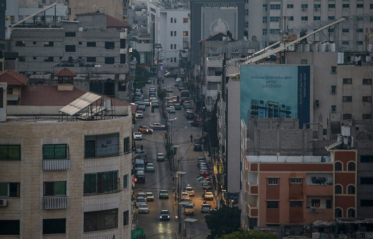 Δρόμος της Γάζας (φωτ.: EPA / Mohammed Saber)