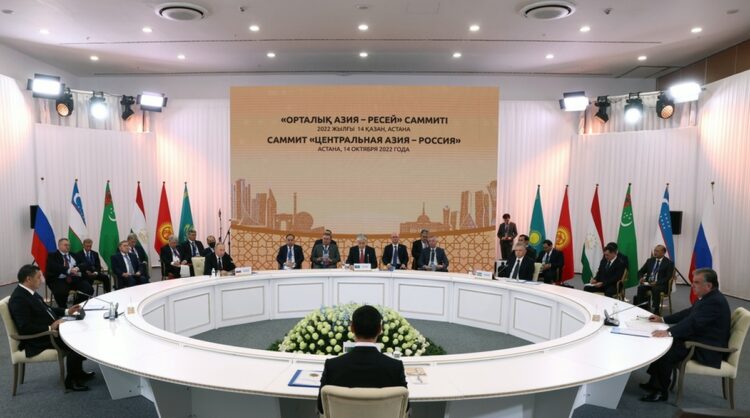 Σύνοδος χωρών Κεντρικής Ασίας – Ρωσίας στην Αστάνα του Καζακστάν (Φωτ.: EPA/Valeriy Sharifulin)