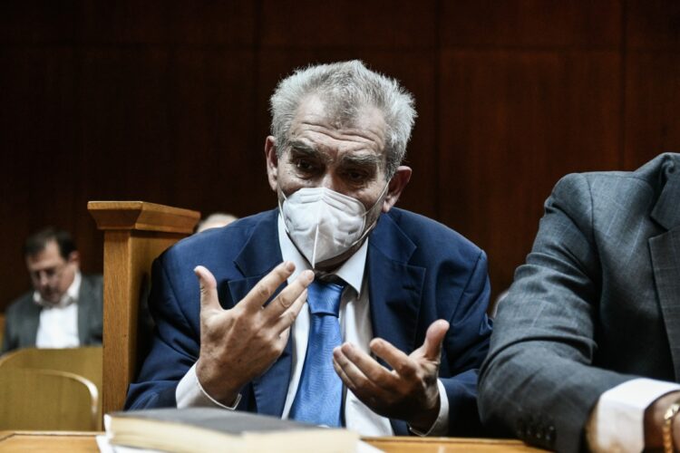 Ο Δημήτρης Παπαγγελόπουλος στο Ειδικό Δικαστήριο (Φωτ.αρχείου: Eurokinissi/Τατιάνα Μπόλαρη)
