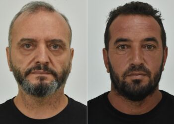 Ηλίας Μίχος και Ιωάννης Σοφιανίδης, οι δύο κατηγορούμενοι, μεταξύ άλλων, για το βιασμό της 12χρονης στον Κολωνό (φωτ.: astynomia.gr)