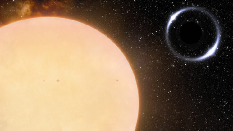 Η κοντινότερη στη γη μαύρη τρύπα (Πηγή φωτ.: International Gemini Observatory/ NOIRLab NSF AURA/ J. da Silva -Spaceengine-M. Zamani)