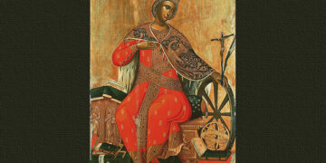 Αγία Αικατερίνη η Μεγαλομάρτυς. Εικόνα που εκτίθεται στο Βυζαντινό - Χριστιανικό Μουσείο Αθηνών (πηγή: Βίκτωρ / commons.wikimedia.org)
