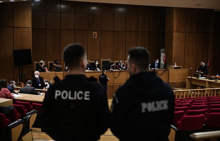 Δίκη Χρυσής Αυγής σε δεύτερο βαθμό στο Εφετείο 
(φωτ.: EUROKINISSI / Τατιάνα Μπόλαρη)