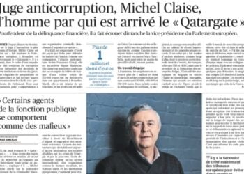 «Δικαστής αντιδιαφθοράς Μισέλ Κλεζ, ο άνθρωπος που έφερε στο φως το Qatargate» είναι ο τίτλος ρεπορτάζ της γαλλικής εφημερίδας «Le Figaro» (φωτ.: Le Figaro)