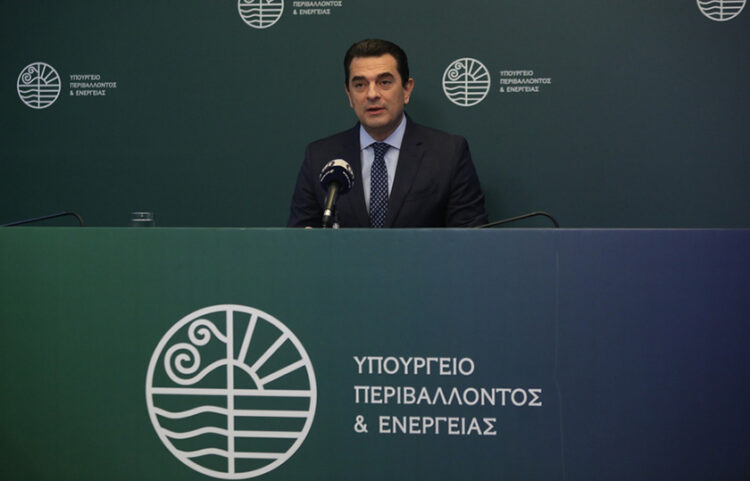 Ο υπουργός Περιβάλλοντος και Ενέργειας Κώστας Σκρέκας (φωτ.: ΑΠΕ-ΜΠΕ / Γιώργος Βιτσαράς)