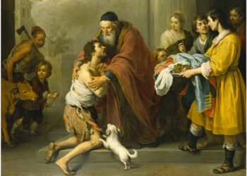 Πίνακας του Bartolomé Esteban Murillo «Η επιστροφή του ασώτου», 1667/1670 (πηγή: flickr.com)
