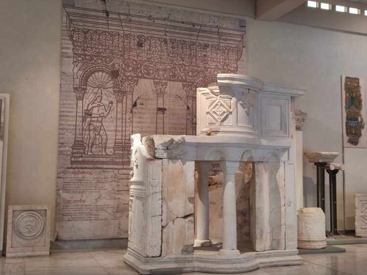 Αίθουσα του Μουσείου Βυζαντινού Πολιτισμού στη Θεσσαλονίκη (φωτ.: ΑΠΕ-ΜΠΕ)