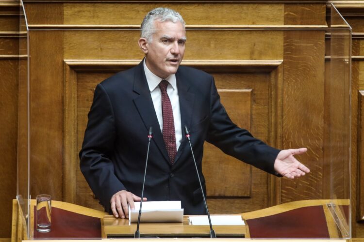 Ο Μανούσος Βολουδάκης εκλέχθηκε πρώτη φορά βουλευτής στη περιφέρεια Χανίων, το Σεπτέμβριο του 2007 (φωτ.: EUROKINISSI/Γιάννης Παναγόπουλος)