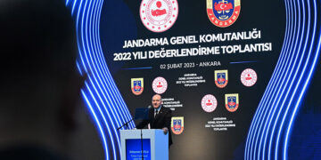Ο υπουργός Εσωτερικών της Τουρκίας μιλά σε εκδήλωση στην Άγκυρα (φωτ.: Twitter / @suleymansoylu)