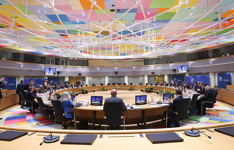 Οι Ευρωπαίοι ηγέτες στην έκτακτη Σύνοδο του Ευρωπαϊκού Συμβουλίου (φωτ.: European Union)