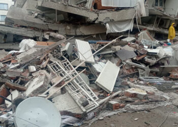 Από τον καταστροφικό σεισμό στην Τουρκία (φωτ.: EPA / Deniz Tekin)