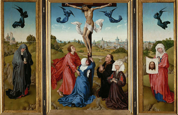 Τρίπτυχο του Rogier van der Weyden στο Μουσείο Ιστορίας της Τέχνης στη Βιέννη (πηγή: commons.wikimedia.org)