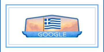Το doodle της Google για την 25η Μαρτίου