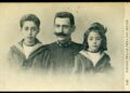 Ο Μακεδονομάχος Παύλος Μελάς με τα παιδιά του Μιχαήλ και Ζωή Μελά (φωτ.: Μουσείο Φωτογραφίας Θεσσαλονίκης)