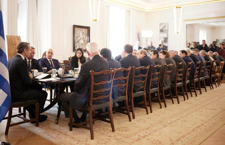 Το υπουργικό συμβούλιο (φωτ.: Γραφείο Τύπου Πρωθυπουργού / Δημήτρης Παπαμήτσος)