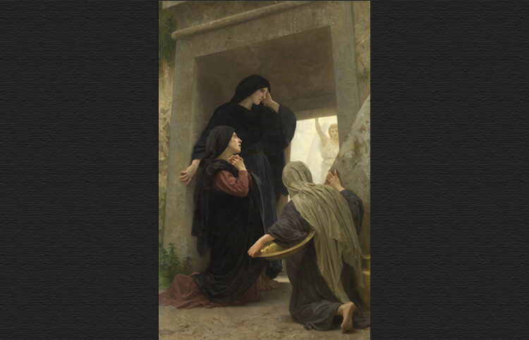 William-Adolphe Bouguereau (1825-1905): «Le saintes femmes au tombeau», 1890 (πηγή: commons.wikimedia.org)
