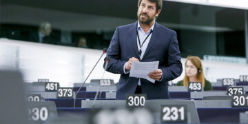 Ο Αλέξης Γεωργούλης στο Ευρωπαϊκό Κοινοβούλιο (φωτ.: European Parliament)