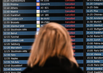 Ακυρωμένες πτήσεις κατά τη διάρκεια παλαιότερης απεργίας στη Γερμανία (φωτ.: EPA / Filip Singer)