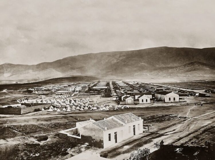 Γενική άποψη της Καισαριανής, 5 Οκτωβρίου 1924, Ιστορικό Αρχείο ΚΕΜΙΠΟ-ΑΣΙ Δήμου Καισαριανής (πηγή: kaisariani.gr)