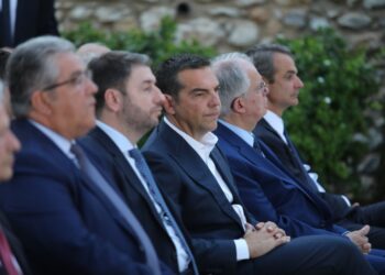Στιγμιότυπο από τη δεξίωση για την 48η Επέτειο της Αποκατάστασης της Δημοκρατίας, πέρυσι τον Ιούλιο, στον κήπο του Προεδρικού Μεγάρου(φωτ. αρχείου: Γιάννης Παναγόπουλος/ Eurokinissi)