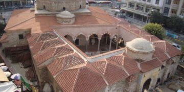 Το τέμενος Χαμζά Μπέη βρίσκεται στο κέντρο της Θεσσαλονίκης και αποτελεί τον παλαιότερο ισλαμικό ευκτήριο οίκο της Θεσσαλονίκης (φωτ. Γραφείο Τύπου υπουργείου Πολιτισμού και Αθλητισμού)