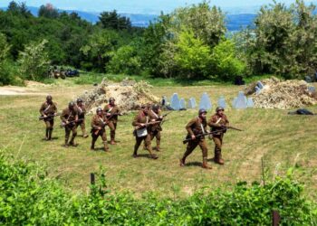 Πριν από 82 χρόνια, οι γενναίοι υπερασπιστές του θρυλικού οχυρού Ρούπελ, αντιστάθηκαν με ηρωισμό και αυτοθυσία κερδίζοντας τον σεβασμό του εχθρού και την αναγνώριση των συμμάχων (φωτ.: ΑΠΕ-ΜΠΕ)