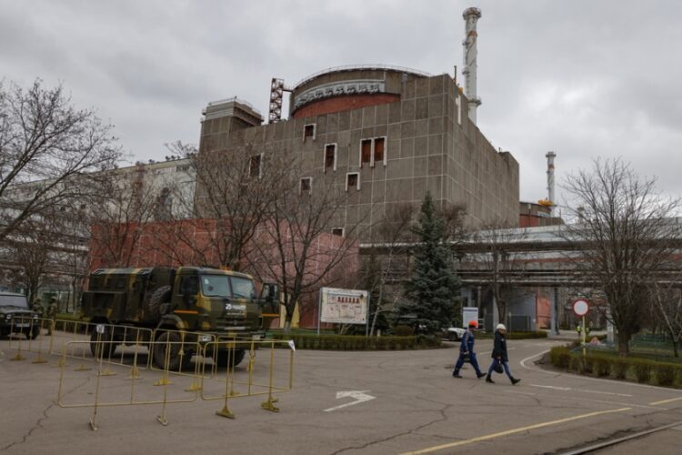 Ο πρώτος αντιδραστήρας του πυρηνικού εργοστασίου της Ζαπορίζια (φωτ.: EPA/Sergei Ilnitsky)