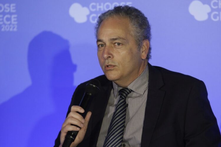 Ο Κωνσταντίνος Καρτάλης, καθηγητής Περιβάλλοντος στο ΕΚΠΑ στο τουριστικό συνέδριο Choose Greece 2022 (φωτ. αρχείου: ΑΠΕ-ΜΠΕ/Βάιος Χασιάλης)