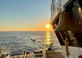Στιγμιότυπο από τις δοκιμαστικές καταδύσεις του μοιραίου υποβρυχίου στο ναυάγιο του Τιτανικού (φωτ.: facebook/OceanGateExped)
